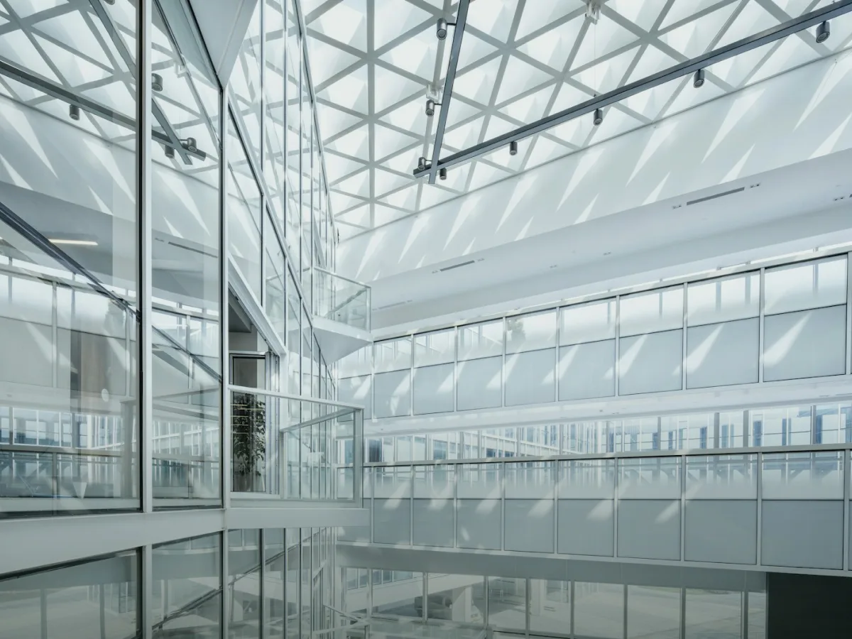 Galeria de projetos de arquitetura numa página profissional